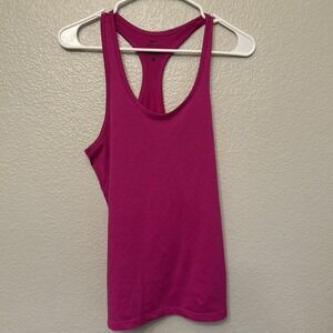 Nike Dri Fit Women's Balance Dry Vivid Fuschia Training Tank Size Small Gym
